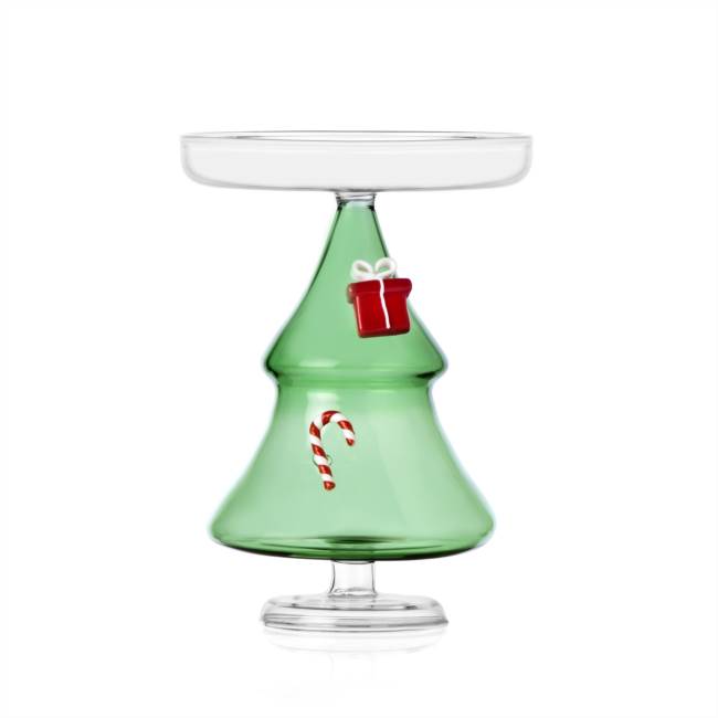 Prato com Pé Árvore de Natal