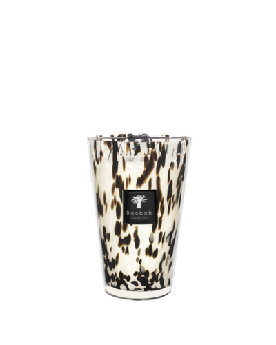 Scented Candle Pearls Black