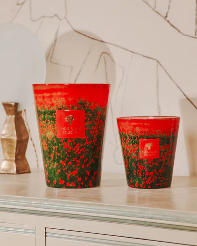 Scented Candles Arty Flowers Poppies