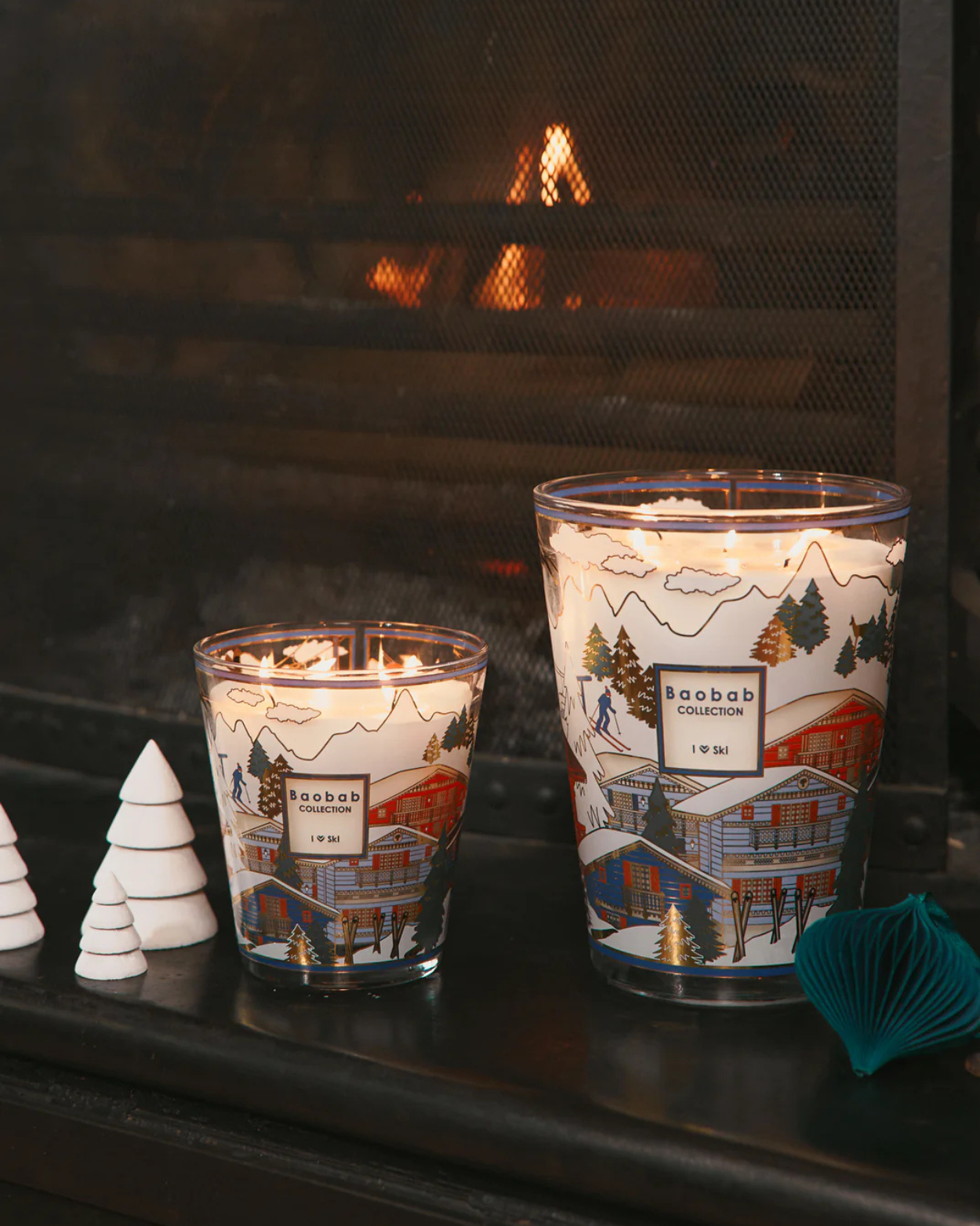 Scented Candle I Love Ski