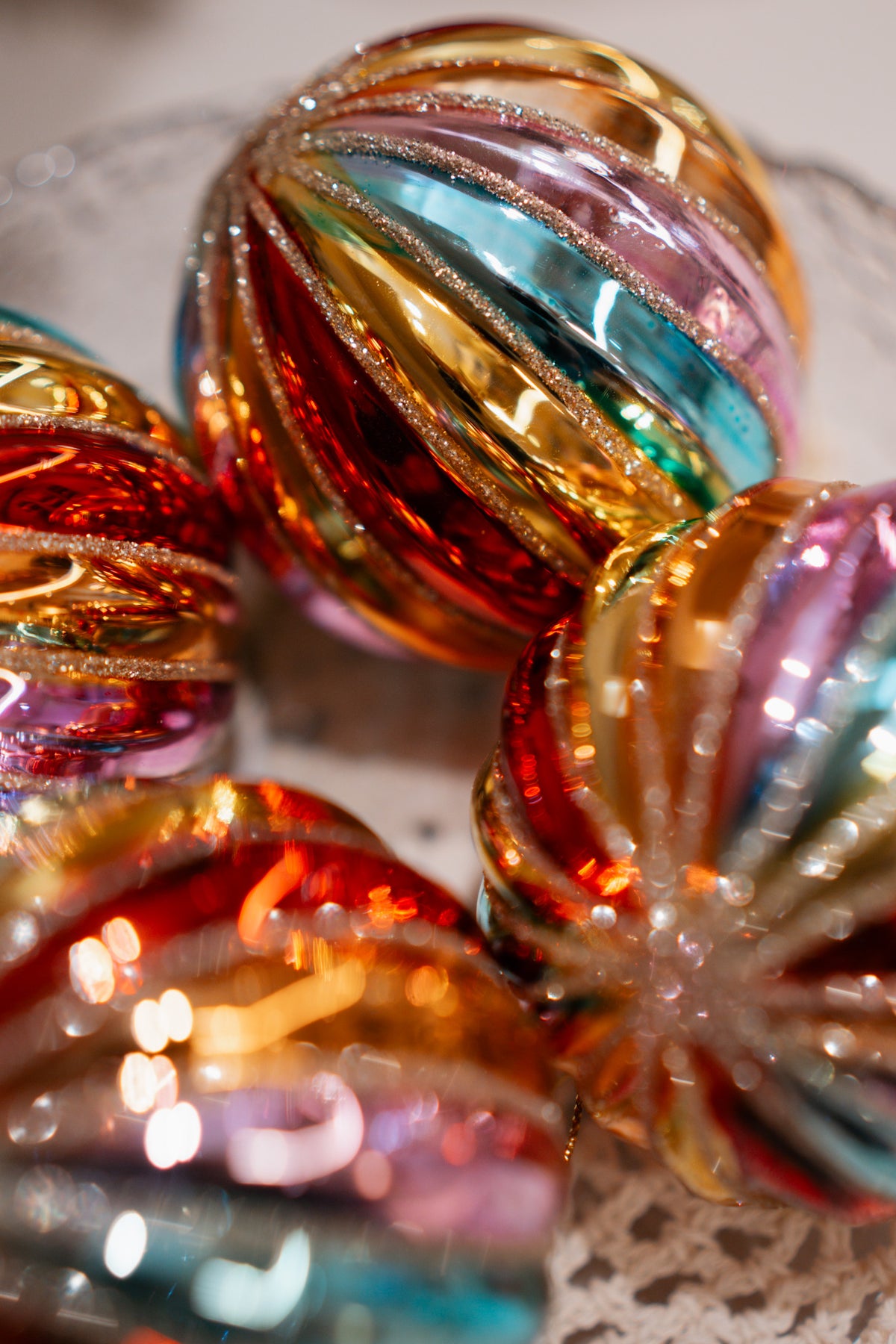 Bola de Natal Multicolorida