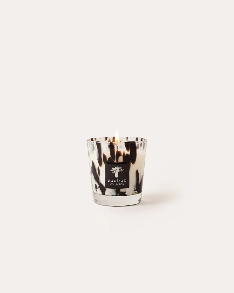 Scented Candle Pearls Black