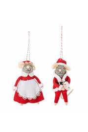 Ornamento Ratinhos Vermelho